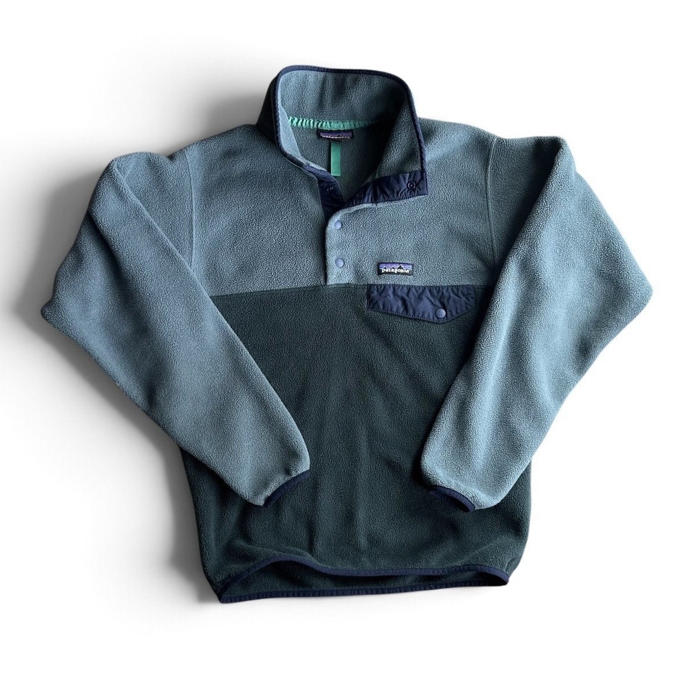 Patagonia Synchilla Snap T Fleece Pullover Hiking Outdoor Sweater Mens Size XS